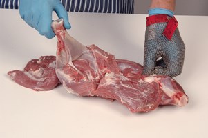 Shoulder – partly boned and fully trimmed Meat Cut Spec Step 5